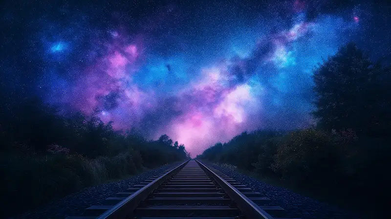 Celestial patterns illustration